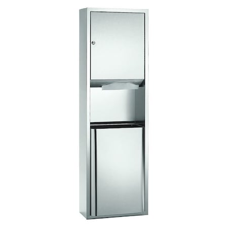 Semi-Recessed Box Towel/Waste Unit MPN:237-100000