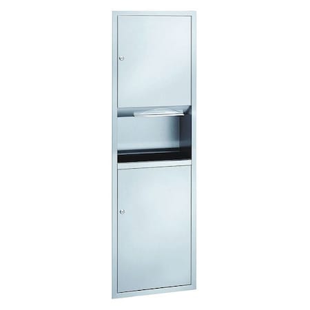 Semi-Recessed Towel/Waste Unit MPN:238-100000