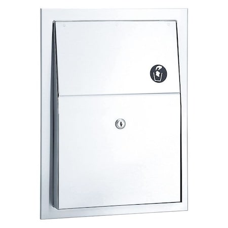 Sanitry Napkin Recptcle, 17In.x12-3/4In. MPN:4722-101500