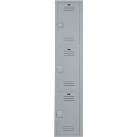 Bradley® 3-Tier 3 Door Lenox Plastic Locker 12