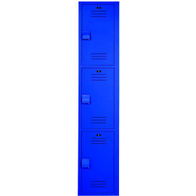 Bradley® 3-Tier 3 Door Lenox Plastic Locker 12