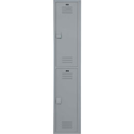 Bradley® 2-Tier 2 Door Lenox Plastic Locker 15