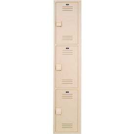 Bradley® 3-Tier 3 Door Lenox Plastic Locker 15