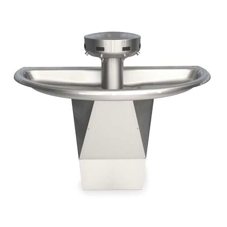 Sentry Wash Station, Semi-Circular, 4 Person, Infrared Sensor, Off-Line Vent, Floor Mount MPN:S93-633