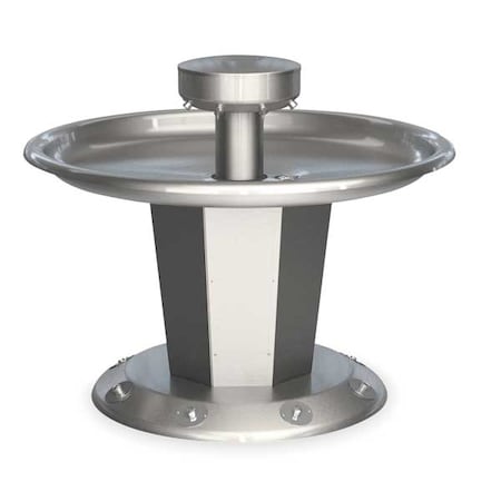 Sentry Wash Station, Circular, 6 Person, Foot Control, Off-Line Vent, Floor Mount MPN:S93-639