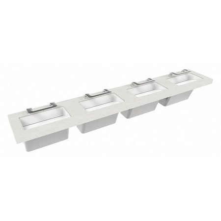 Sensor, Silver Mist, Four Station Sink, Wash Station MPN:S93-763