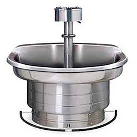 Bradley Corp® Wash Fountain 54 In Wide Semi Circular Series WF2704 4 Person Sink S93-530