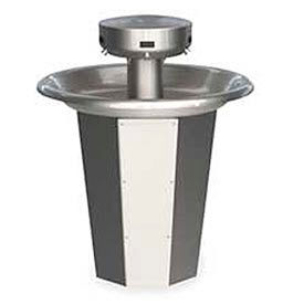 Bradley Corp® Wash Fountain Circular 110/24 VAC Series SN2005 5 Person S93-637