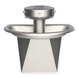 Bradley Corp® Wash Fountain Semi-Circular Off-line Vent Series SN202 3 Person S93-647