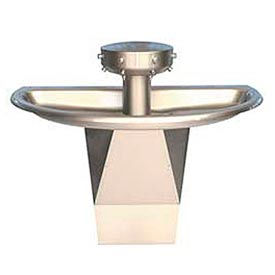 Bradley Corp® Wash Fountain Semi-Circular Raising Vent Series SN202 4 Person S93-650