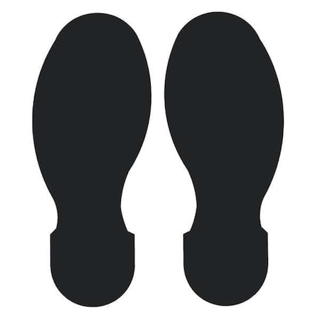 10 In X 3.5 In Black Footprint 10/Pkg MPN:104410