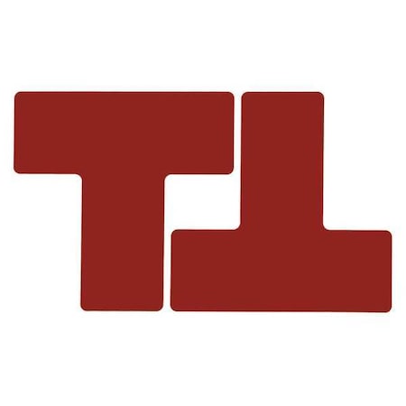 3 In X 8 In B514 Red Floor Ts 20/Pkg MPN:104448