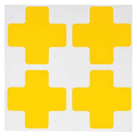 Floor Corner Marks-Crosses - Yellow Toughstripe MPN:104469