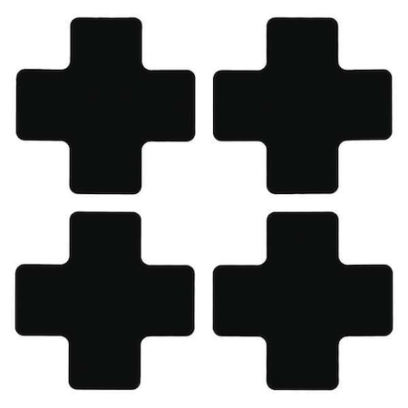 2 In X 5 In B514 Blk Floor Crosses PK/20 MPN:104470