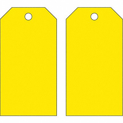 Blank Tag Polyester Colored PK25 MPN:65373