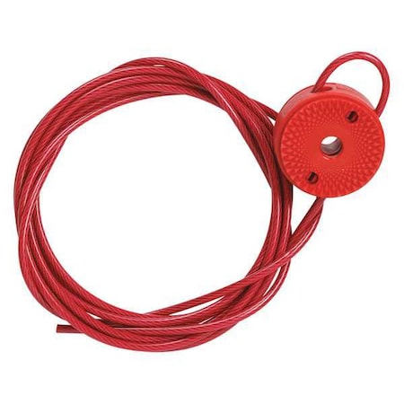 Lockout Cable, 8 ft. L MPN:51395