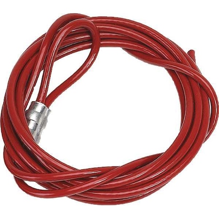 Cable Spool, 10ftL, Red, Plstc Coated Steel MPN:CABLE-10FT