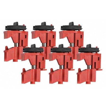 Multi-Pole Breaker Lockout, Circuit Breaker with Standard Nylon Cable Ties, 120/277V AC, 2, 3 Poles MPN:148695