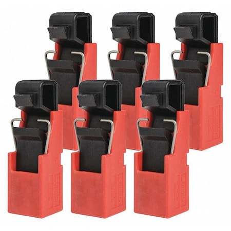 Circuit Breaker Lockout Rail, Circuit Breaker with Standard Nylon Cable Ties, 120/277V AC, 1 Poles MPN:148700