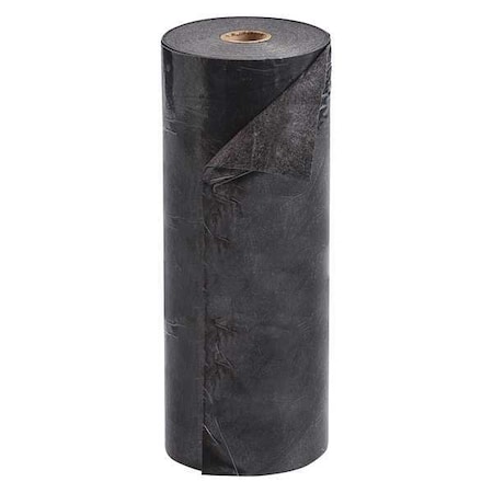 Sorbent Pad, 21 gal, 30 in x 1200 in, Universal, Black, Polypropylene MPN:AD30100