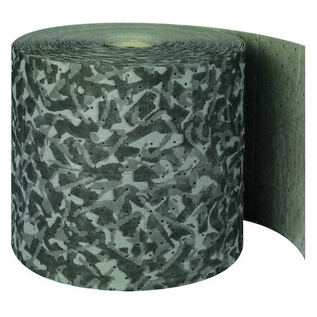 Sorbent Roll, 26 gal, 15 in x 150 ft, Universal, Gray, Polypropylene MPN:BM15
