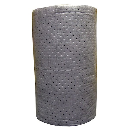Sorbent Roll, 42 gal, 30 in x 300 ft, Universal, Gray, Polypropylene MPN:HT230