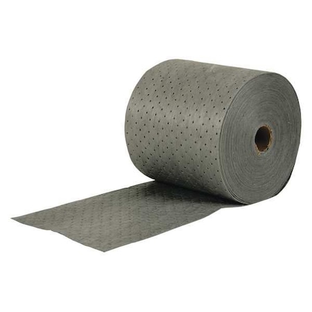 Sorbent Roll, 24 gal, 15 in x 150 ft, Universal, Gray, Polypropylene MPN:MRO15P
