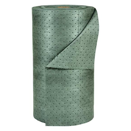 Sorbent Roll, 49 gal, 30 in x 150 ft, Universal, Gray, Polypropylene MPN:MRO30-DP