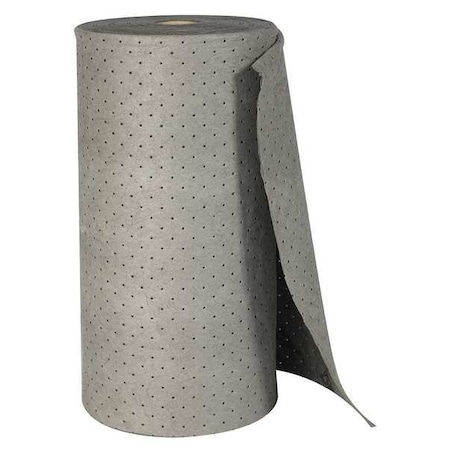 Sorbent Roll, 38 gal, 30 in x 150 ft, Universal, Gray, Polypropylene MPN:MRO350