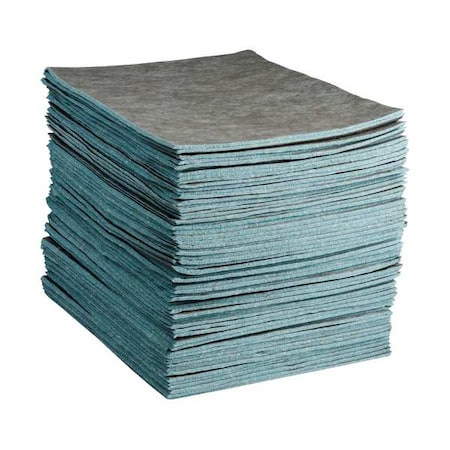Sorbent Pad, 32 gal, 16 in x 18 in, Universal, White, 100 PK MPN:RFDP300