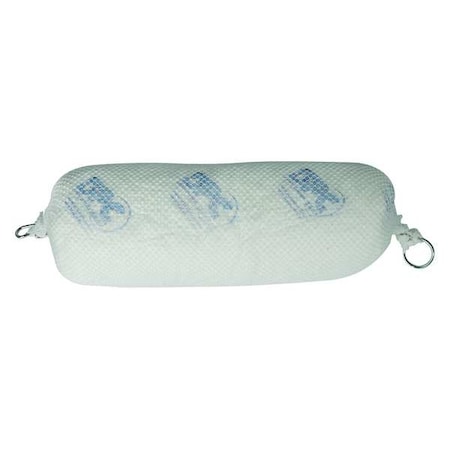 Sorbent Boom, 28 gal, 8 in x 18 in, Oil, White, 4 PK MPN:SPC818-4