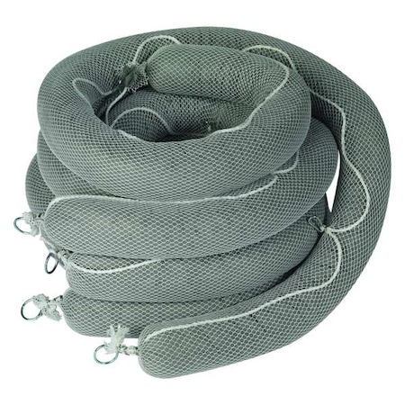 Sorbent Boom, 32 gal, 5 in x 10 ft, Universal, Gray, 4 PK MPN:SPCUN510