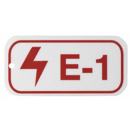 Lockout Tag, None/ No Header, Polypropylene, 3 in Width, 1 1/2 in Height, Write On Surface: No MPN:105679