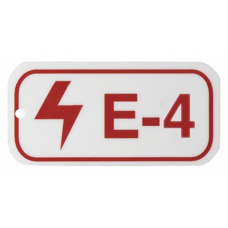 Lockout Tag, None/ No Header, Polypropylene, 3 in Width, 1 1/2 in Height, Write On Surface: No MPN:105682