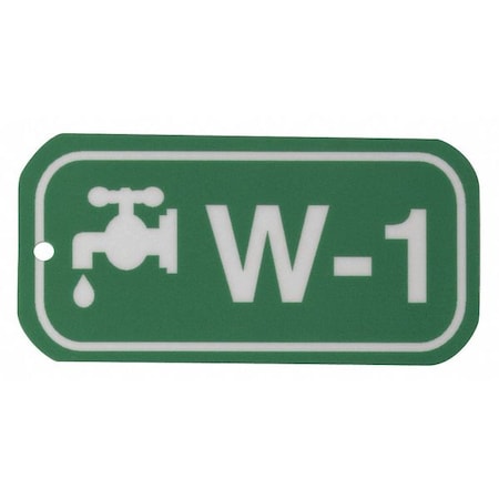 Lockout Tag, None/ No Header, Polypropylene, 3 in Width, 1 1/2 in Height, Write On Surface: No MPN:105684
