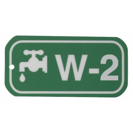 Lockout Tag, None/ No Header, Polypropylene, 3 in Width, 1 1/2 in Height, Write On Surface: No MPN:105685