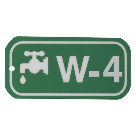 Lockout Tag, None/ No Header, Polypropylene, 3 in Width, 1 1/2 in Height, Write On Surface: No MPN:105687
