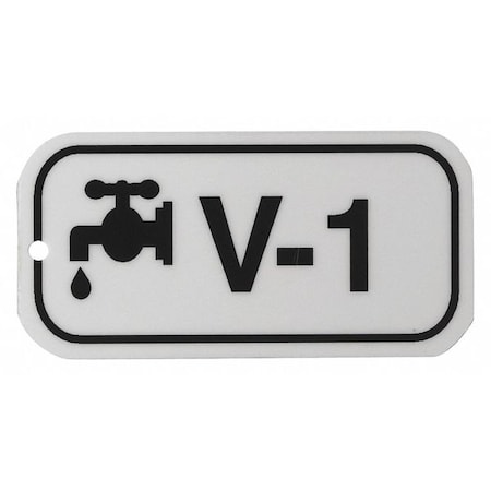 Lockout Tag, None/ No Header, Polypropylene, 3 in Width, 1 1/2 in Height, Write On Surface: No MPN:105704