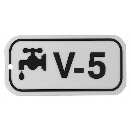 Lockout Tag, None/ No Header, Polypropylene, 3 in Width, 1 1/2 in Height, Write On Surface: No MPN:105708
