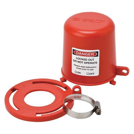Plug Valve Lockout, Fits 1-3/4 to 2-1/8In MPN:113233