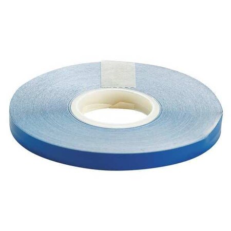 Border Marking Tape Vinyl, Adhesive: Acrylic Blue, 1/4