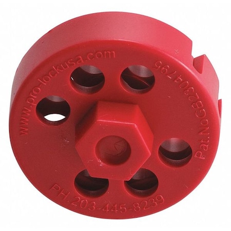 Cable Lockout, Red, Nylon MPN:122244