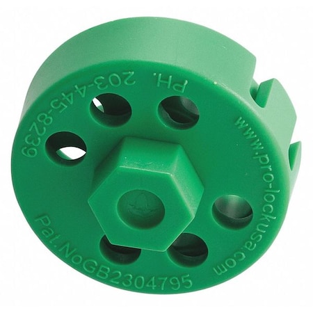 Cable Lockout, Green, Nylon MPN:122246