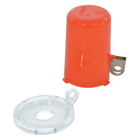Push Button Lockout, Red, Plastic, 1 Max. No. of Padlocks, 69/250 in Max. Shackle Dia. MPN:130819