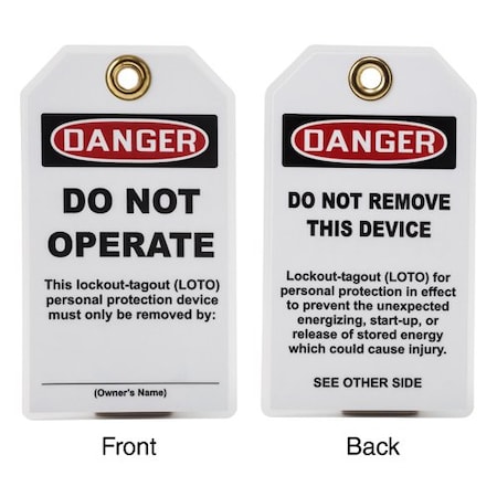Heavy Duty Laminated Labels Plastic 25PK MPN:131554