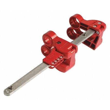 Blind Flange Lockout Device, Red MPN:149228