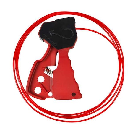 Cable Lockout Device, 8 ft., Nylon Cable MPN:149267