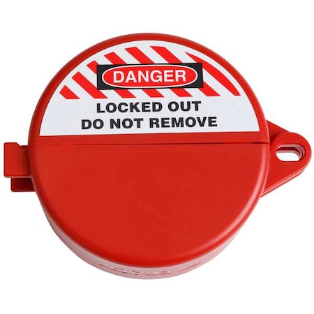 Ball Valve Lockout, 4 1/4 in W, Plastic MPN:151748