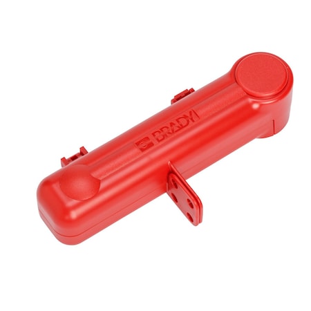 Butterfly Valve Lockout ABS Plastic 8.56 x 3.82 x 2.12 in Red MPN:170220