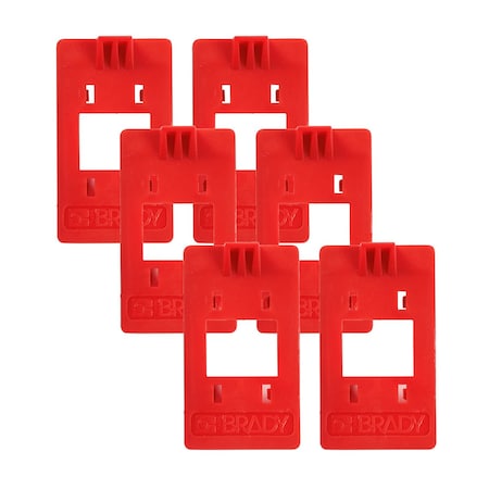 Detachable Cleat for Clamp-On Circuit Breaker Lockout 120/277 Volt 6PK MPN:177594